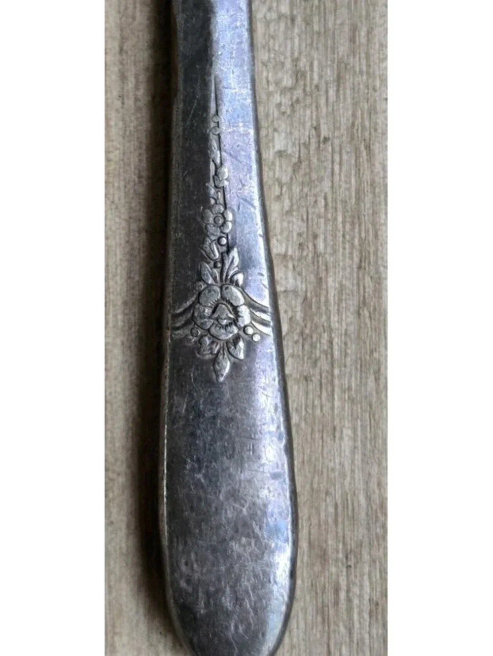 1 Vintage Tudor Stainless Steel Flatware knife 7